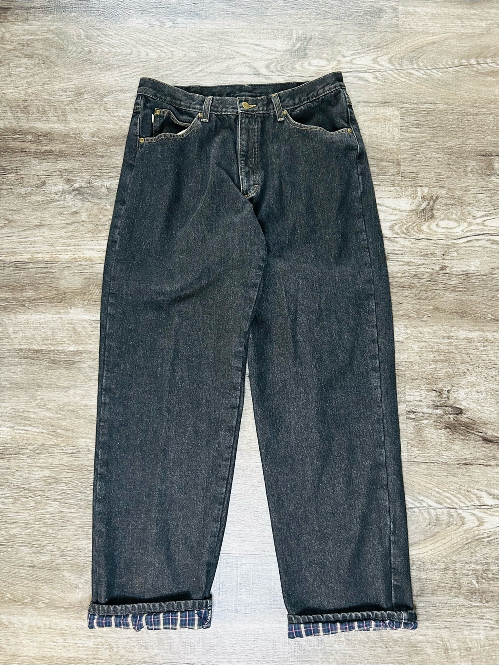 L.L. Bean Men's Black Relaxed Jeans